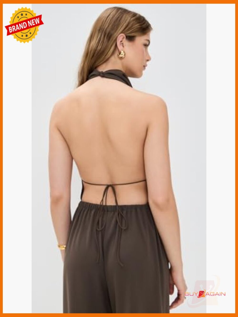 Vintage Crepe Bodysuit Cowl Neck Sleeveless Size Medium - Picture 3 of 6